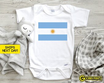 Argentina Flag Onesie® - Argentina Flag - Bodysuit - Baby Gift - Baby Shower - Argentina Onesie®