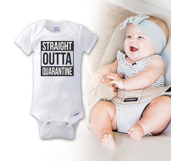 Download Free Straight Outta Quarantine Quarantine Onesie Funny Etsy SVG Cut Files