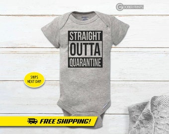 Funny Baptism Onesie® - Straight Outta Holy Water Onesie® - Baptism Onesie® - Funny Bodysuit - Baby Gift