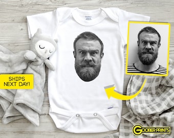Funny Uncle Onesie® - Bodysuit - Baby Onesie® - Personalized Onesie® - Photo Onesie® - Funny Baby Gift - Father's Day - #1 Uncle