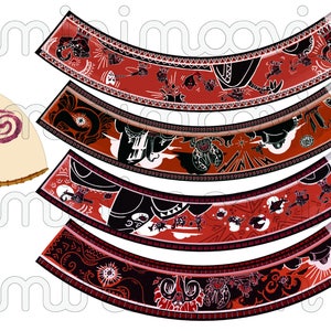 PERSONALIZED Moana Boat Theme Cupcake Wrapper
