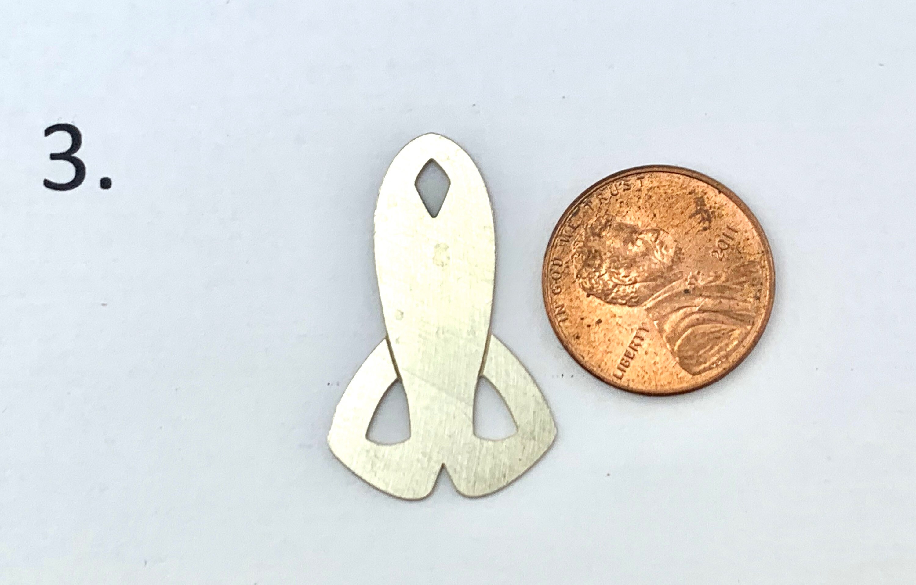 Silver jewelry blank Sterling stamping blanks Unique silver Etsy