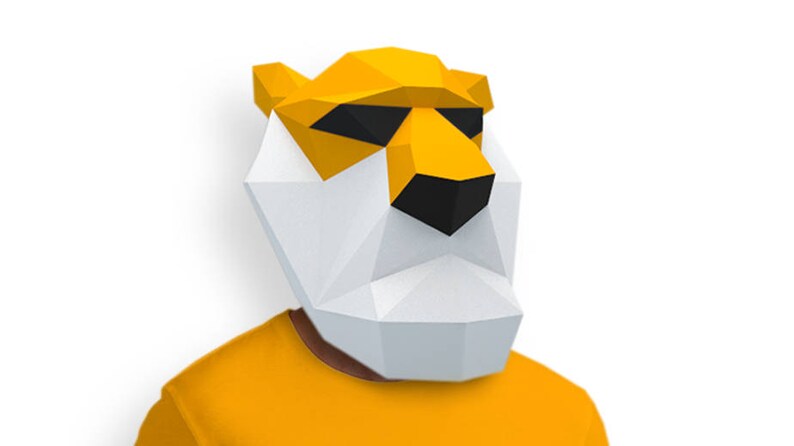 Tiger Mask Papercraft PDF DIY Paper Craft Predator Low ...