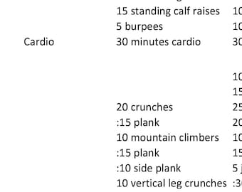 At Home Workout Schedule PDF | No Equipment Full Body Workout Plan | Beginner Friendly Fitness Routine