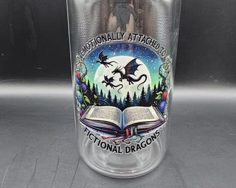 Emotiinally attached to dragons Glass Cup Mug