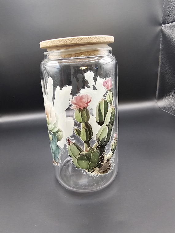Kaktus Sukkulenten Glasbecher Becher - Etsy.de