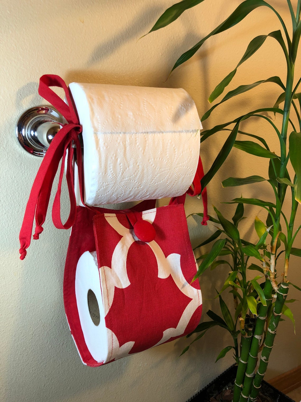 Decorative Fabric Toilet Paper Holder Custom Made Fabric Etsy