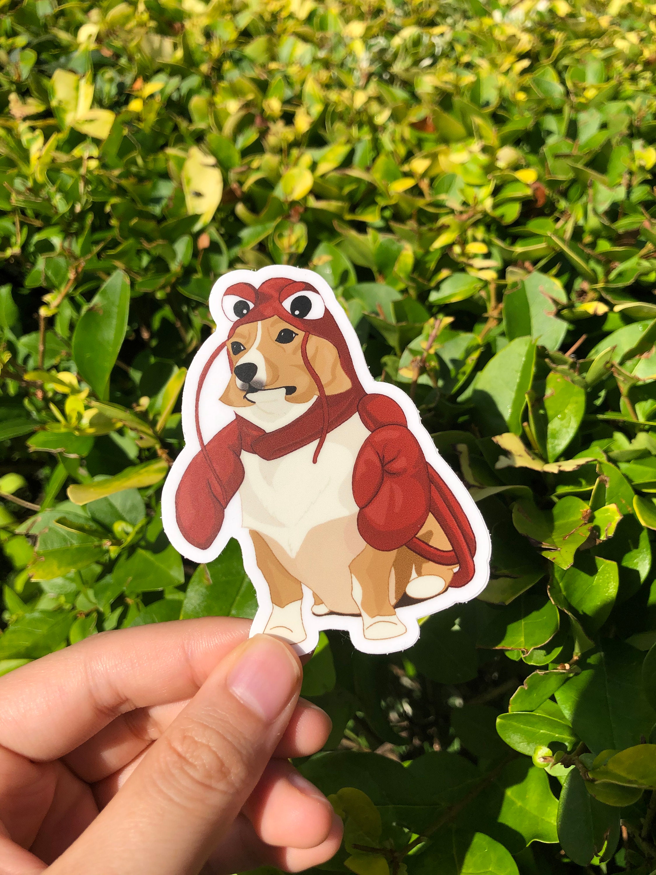 Lobster Dog Impermeable Vinilo Meme Sticker l Resistente Etsy