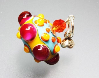 Pendant "Dots", lampwork