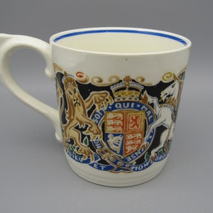 King George and Queen Elizabeth coronation mug