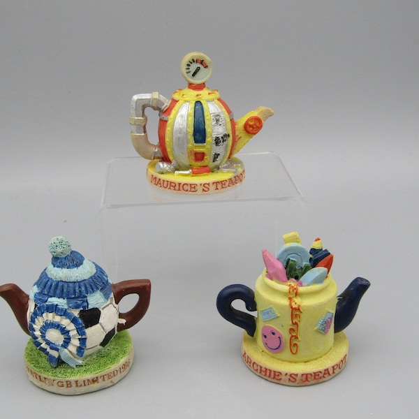 Miniature Teapots Etsy