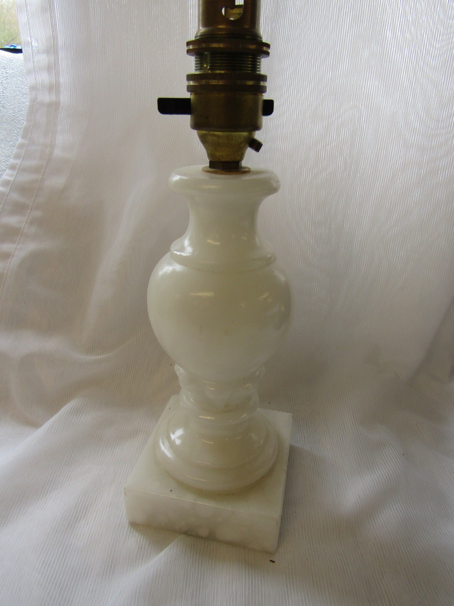 Alabaster lamp base Etsy