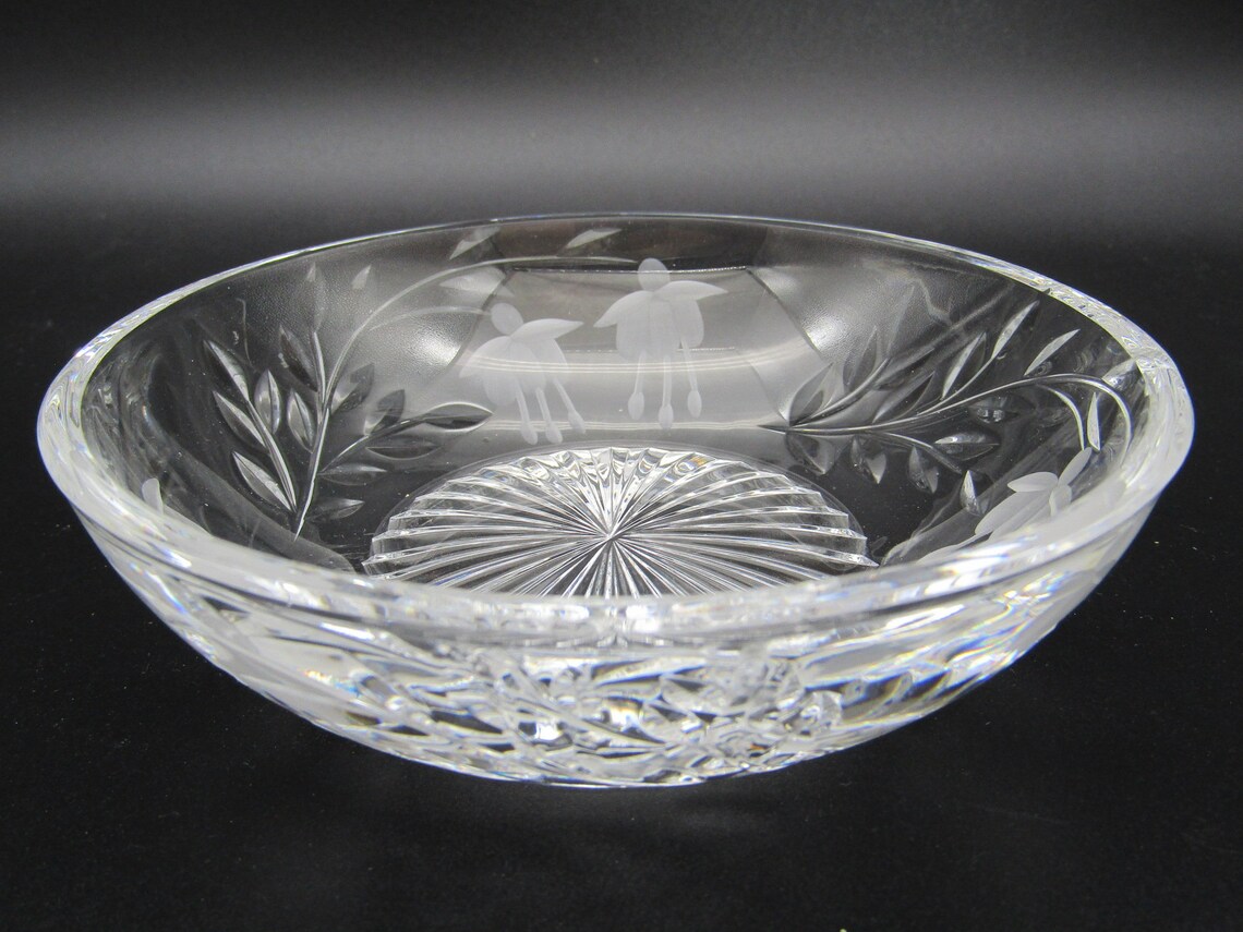 Stuart Crystal Cascade bowl Etsy