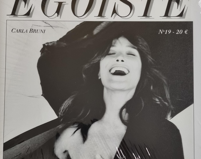 Egoïste Number 19 With Carla Bruni on the Cover, Collector's Edition in ...