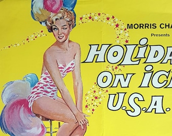 Poster "Holiday On Ice U.S.A", signed "Asip" in the plate.