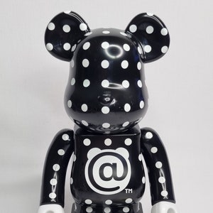 Medicom Toy, Be@rbrick Polka Dot Black 400%, XL, 27.5 cm