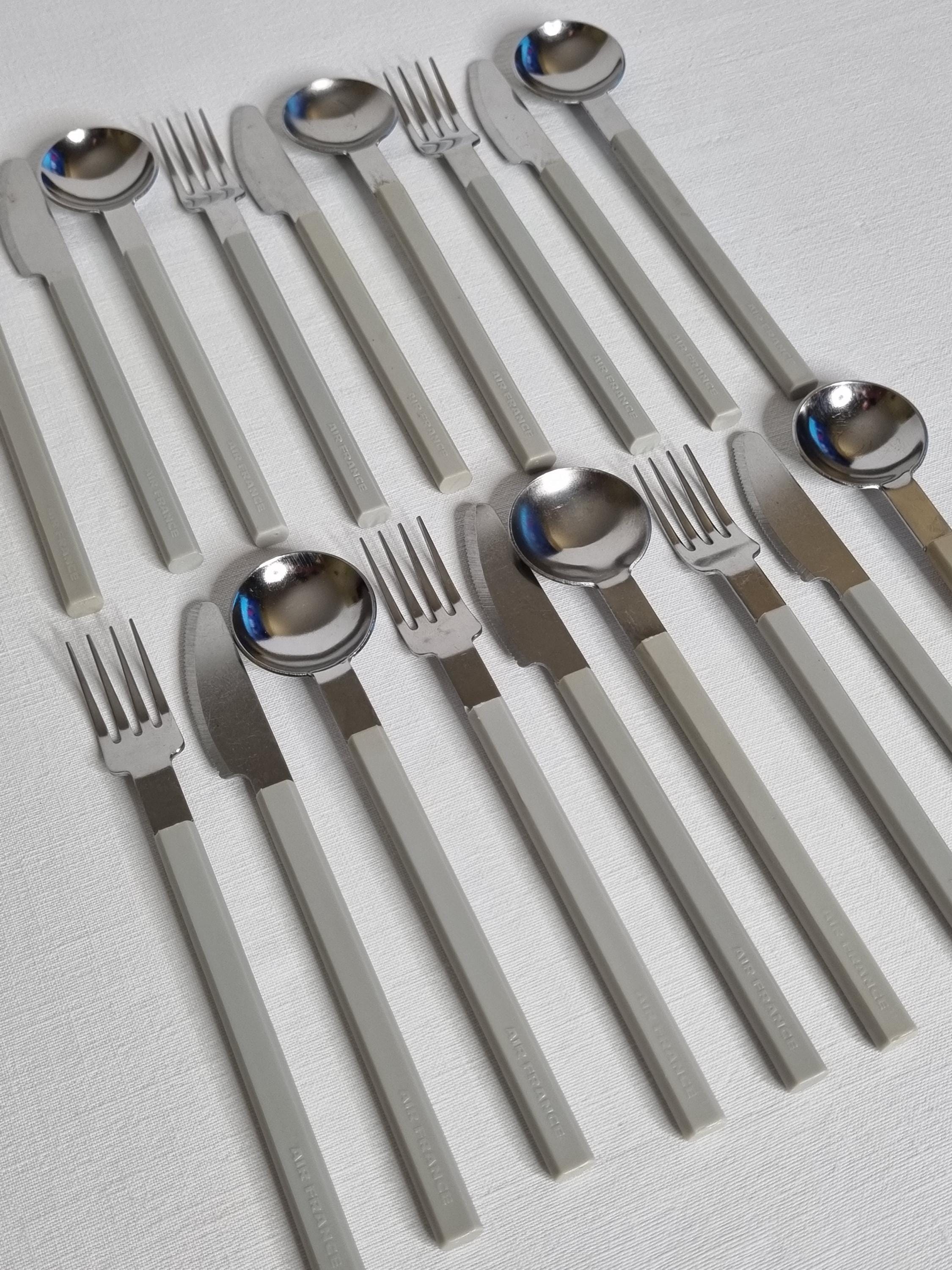 British airways コンコルド　カトラリーセット　コンラン エールフランス・コンコルドのカトラリーセット18個、グレー