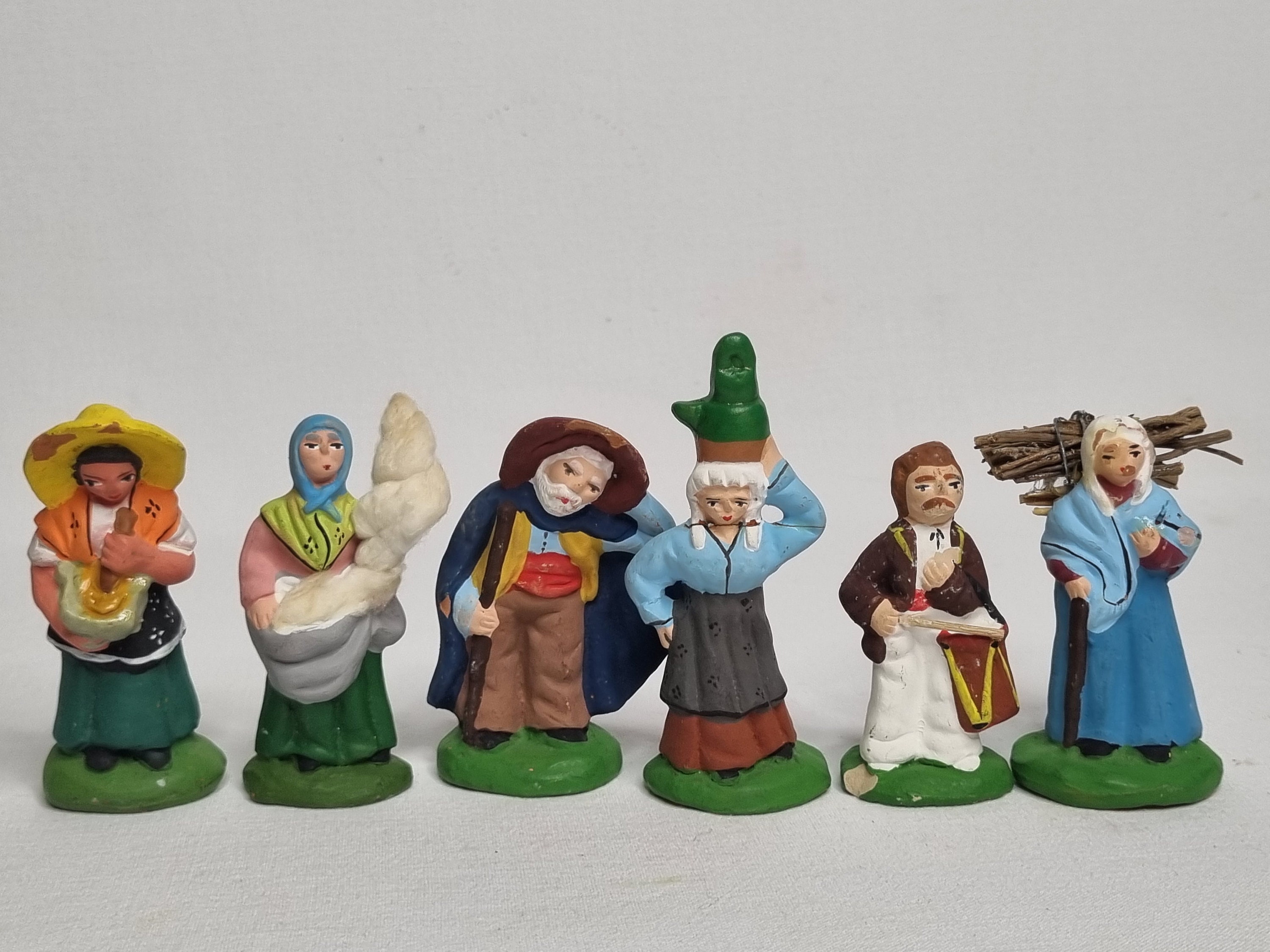Santons crèche terre cuite h réelle 7 cm crèche | vente en ligne sur