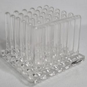 Lucite Desk Organizer “Fakiro VIP” by Guzzini, SNCF Promotional Item from the 1980s