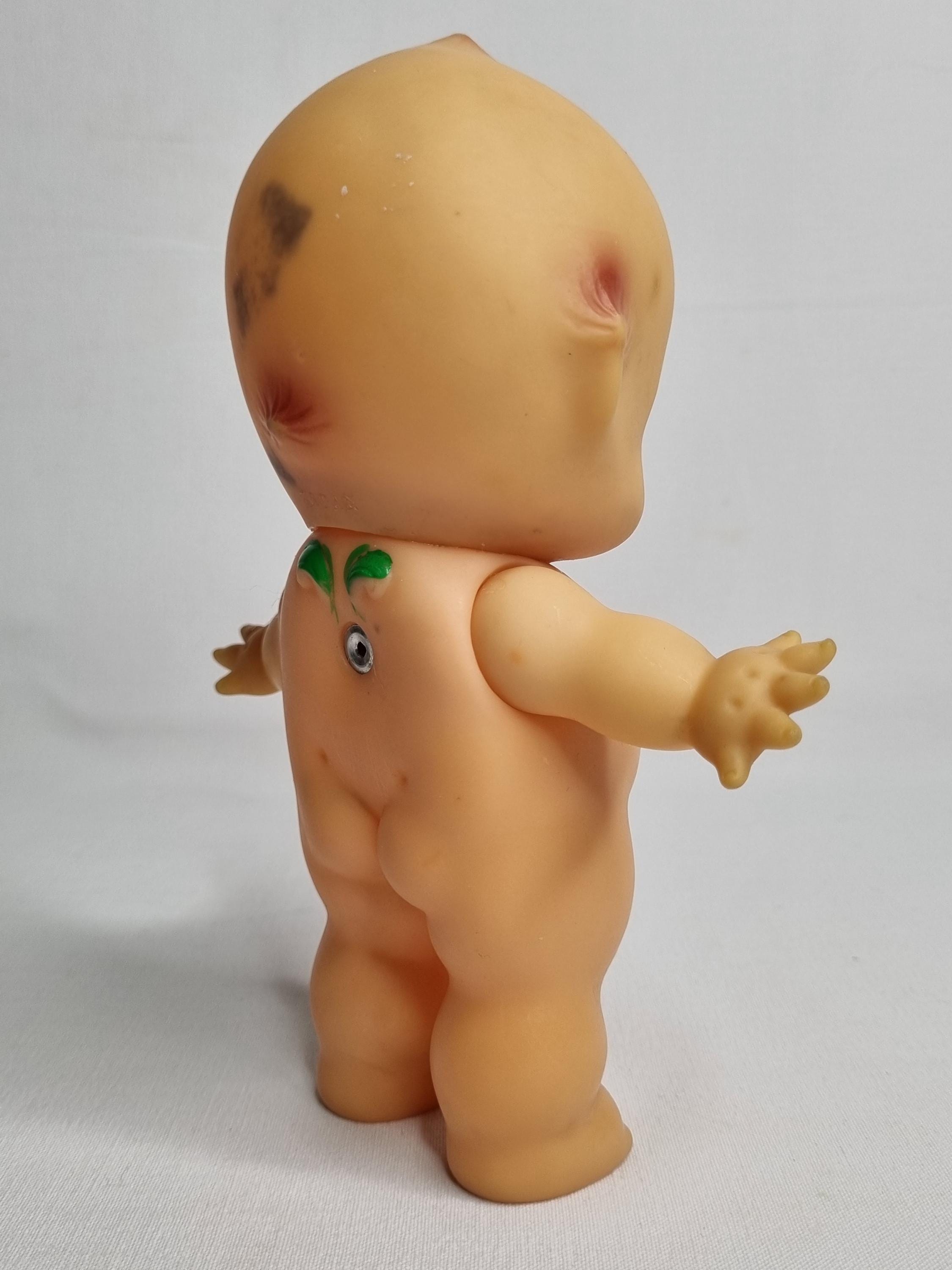 Vintage Kewpie Doll in Plastic, 19 Cm, Marked 