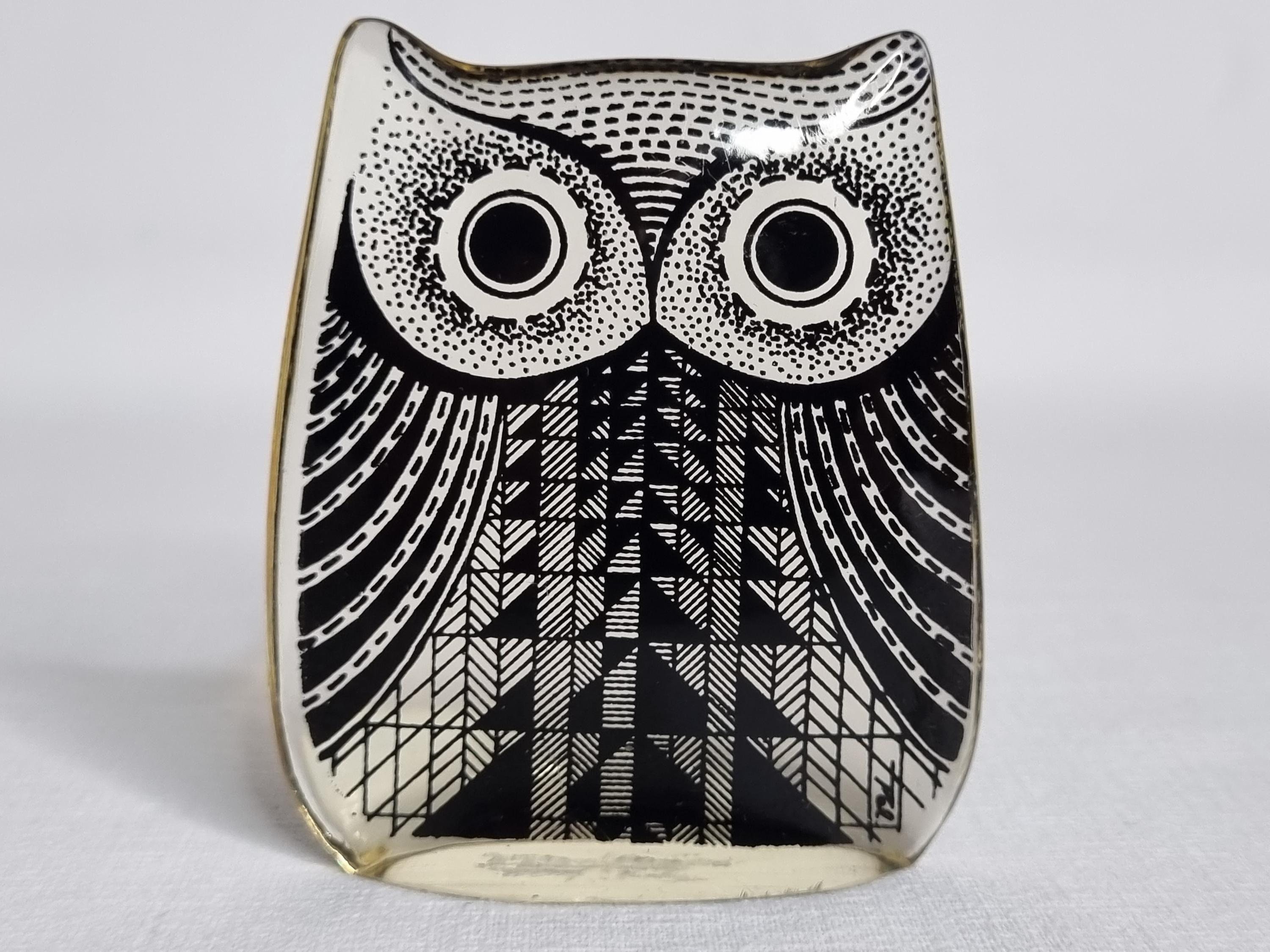 ニュージーランド　３Dモノクロマティックアート　“フクロウ” ニュージーランド3Dモノクロマティックアート“フクロウ”