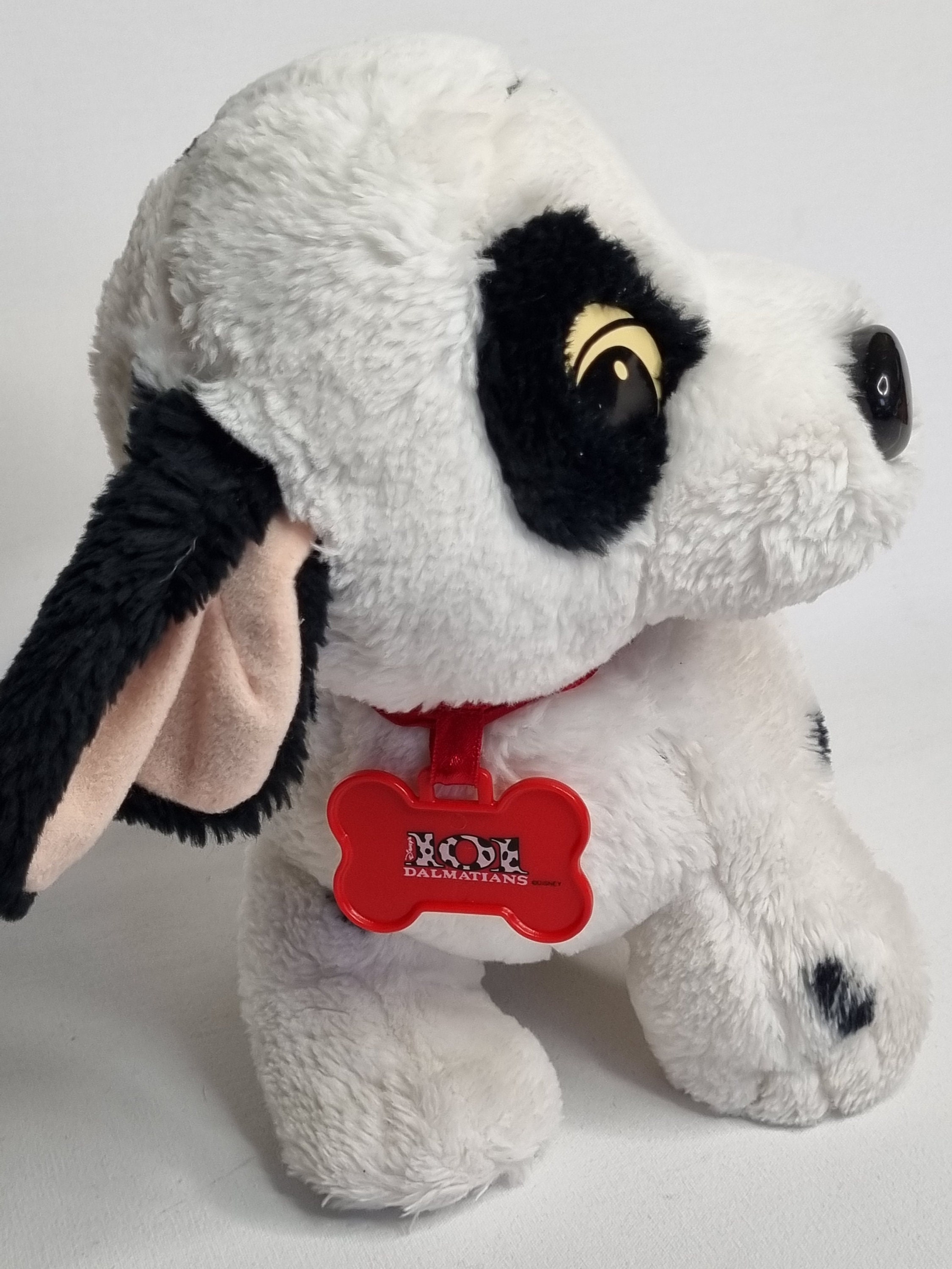 Grande Peluche Chien Dalmatien Piutrè - Fabriquée En Italie - Rare Et Vintage