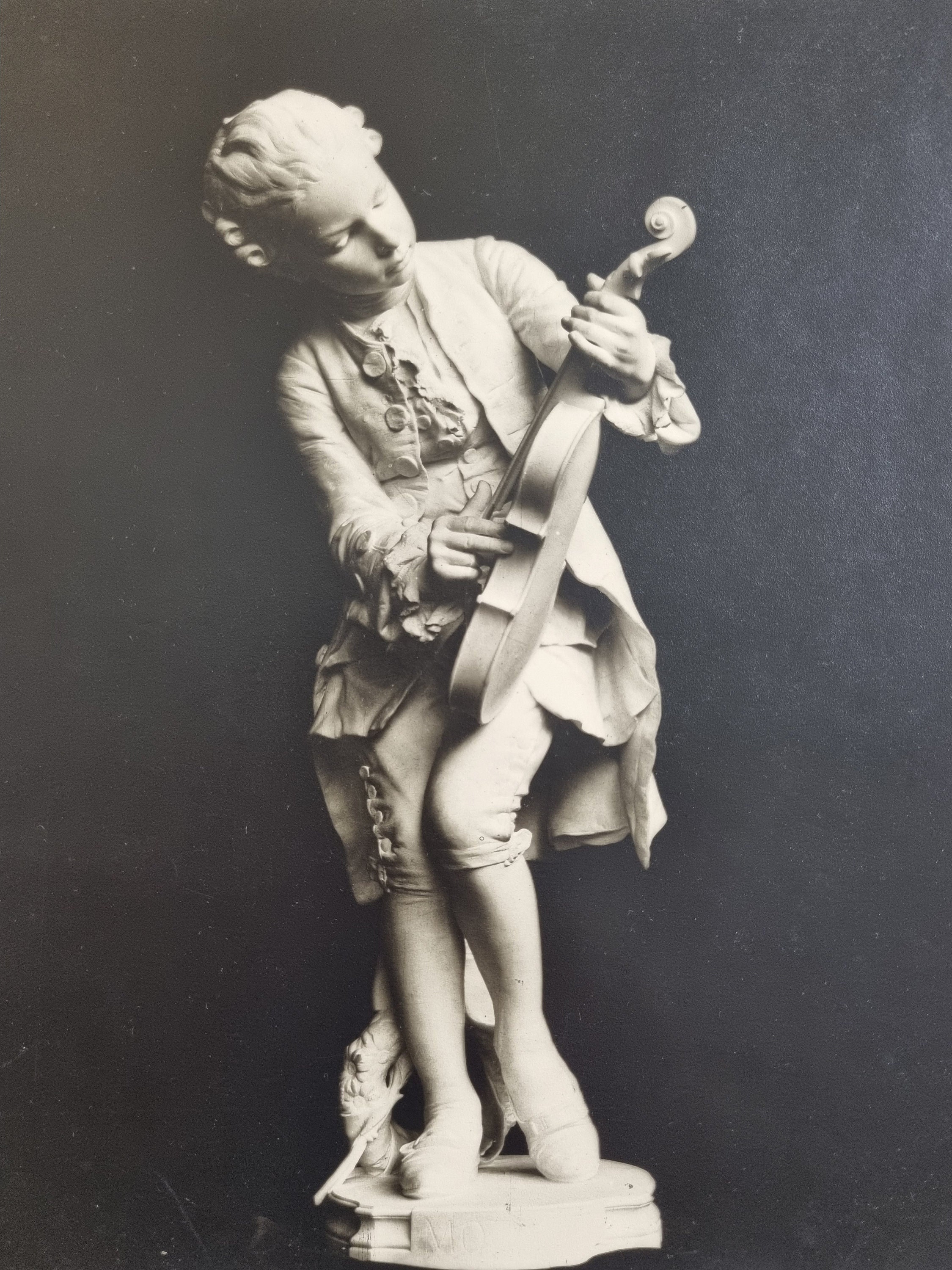 Vintage Photograph by Eugène Fiorillo, Depicting the Young Mozart