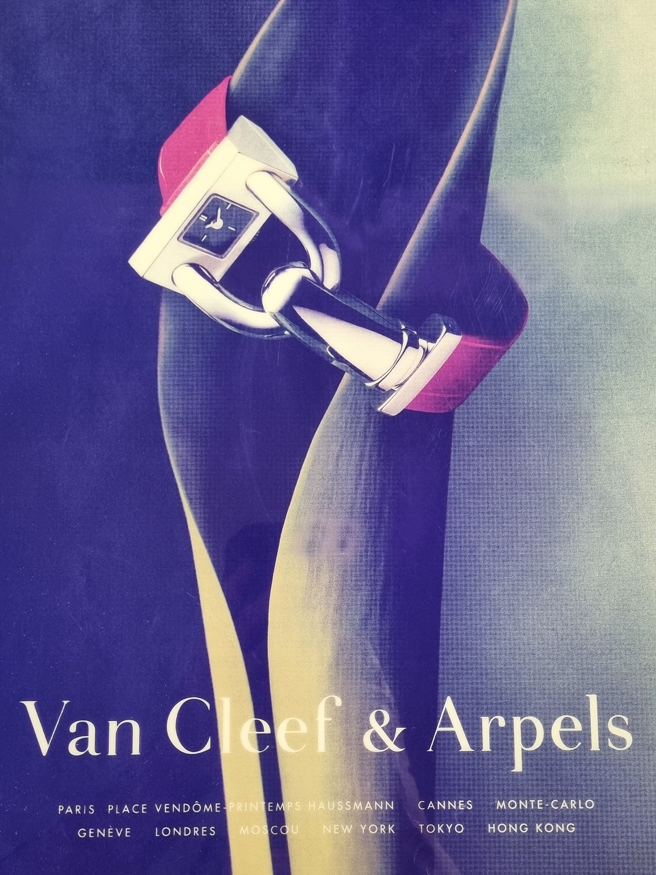 1980's ヴィンテージポスター(Van Cleef&Arpels) Van Cleef & Arpels, Point of Sale (POS) Advertising, Printed on