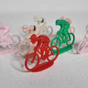 Lot De 7 Jouets Anciens Celluloid SNF France - Miniatures Pêche à La Ligne - Vintage