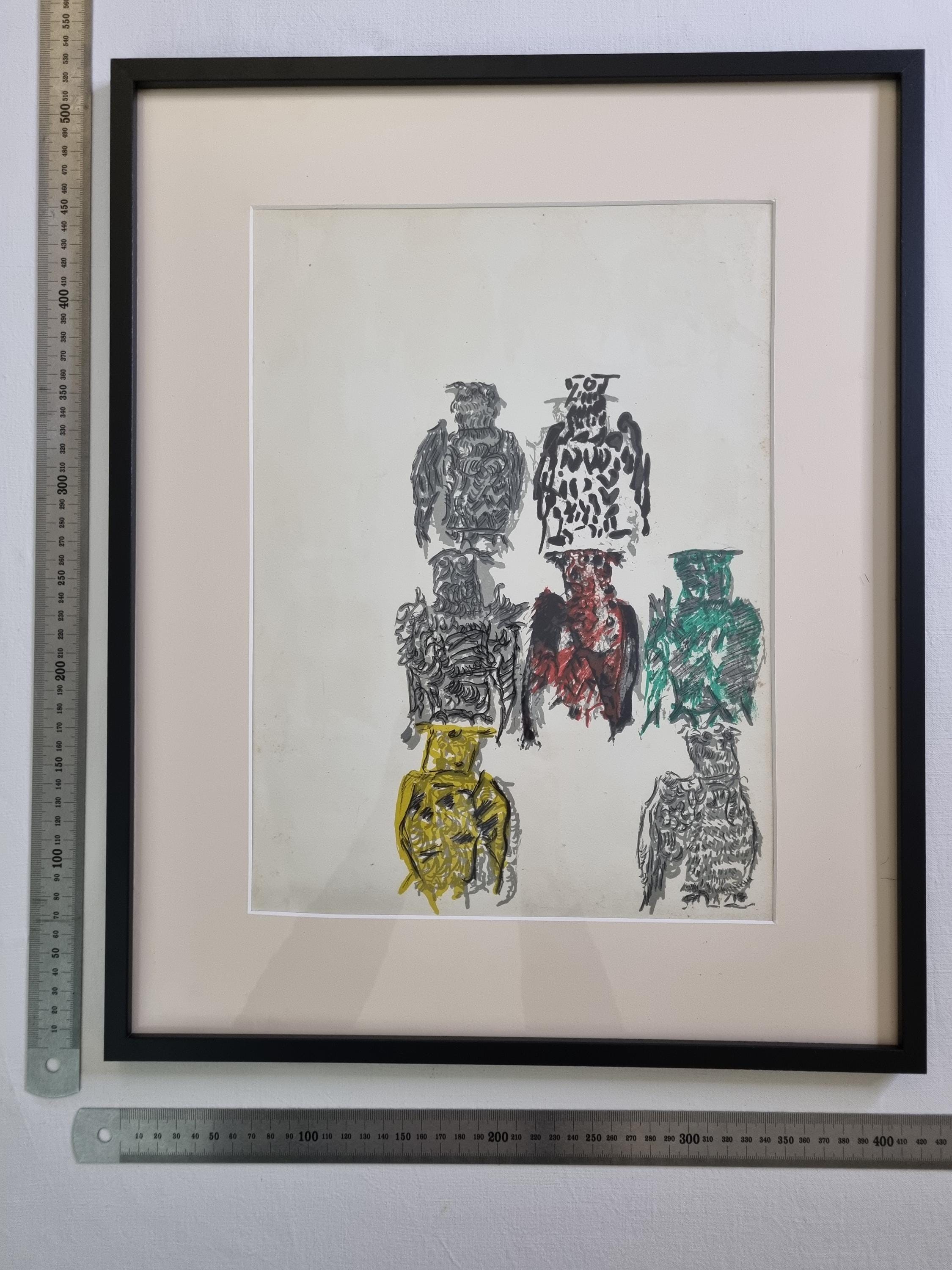 Jean-paul Riopelle – Original Lithograph (back Cover) – Derrière