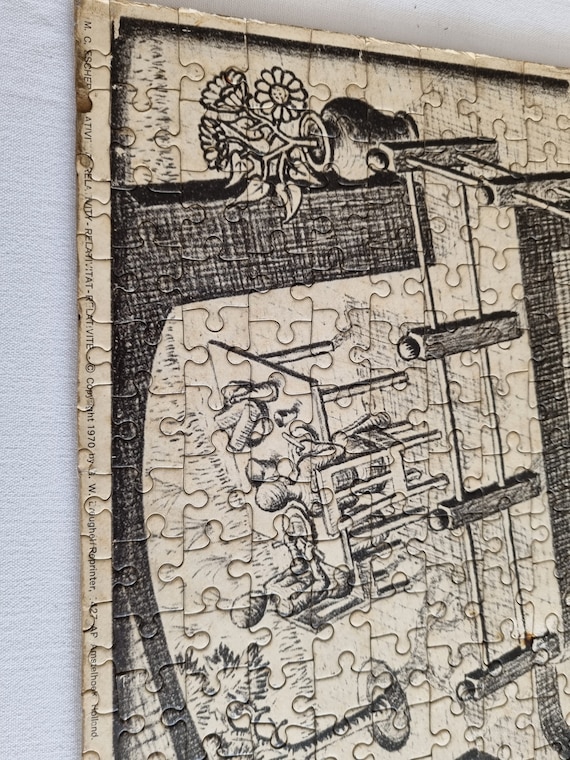 Puzzle Artwork on Panel 