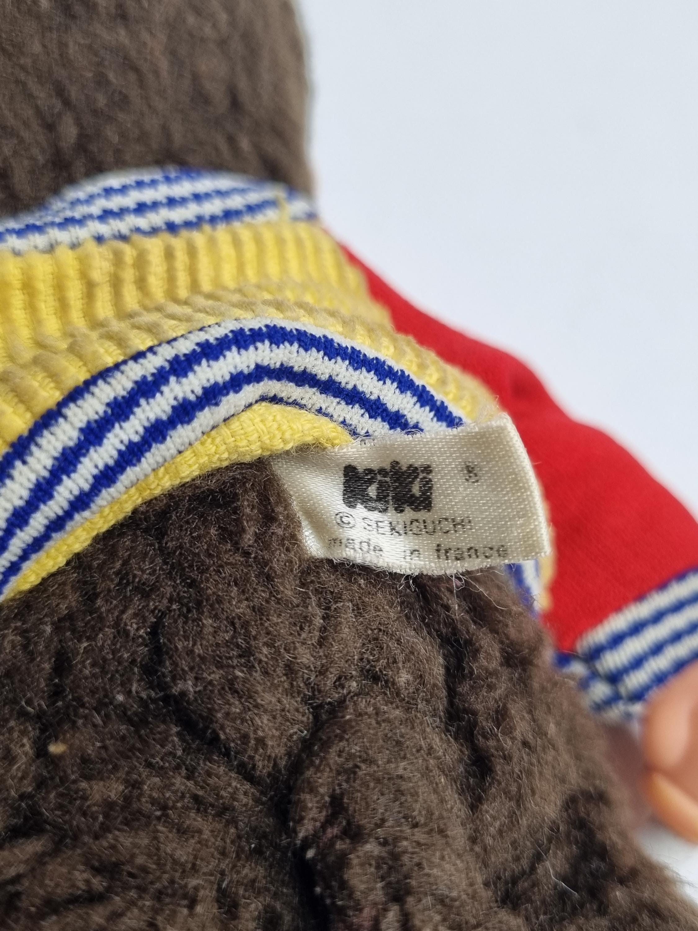 Peluche Vintage Kiki Sekiguchi - Ajena Aux Yeux Bleus - Fabrication Française