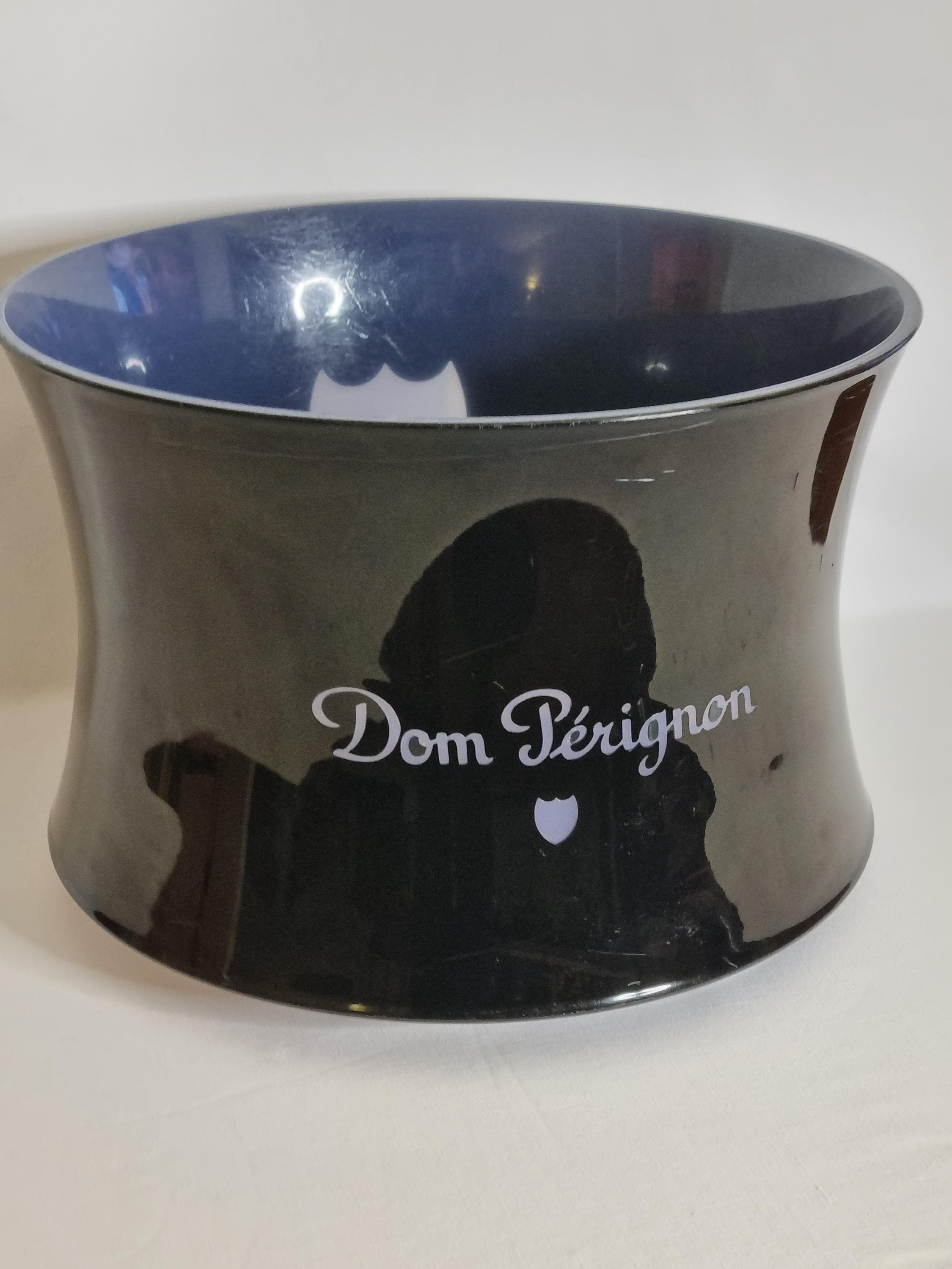 Dom Pérignon Champagne Bucket by Martin Szekely, Black Lacquered