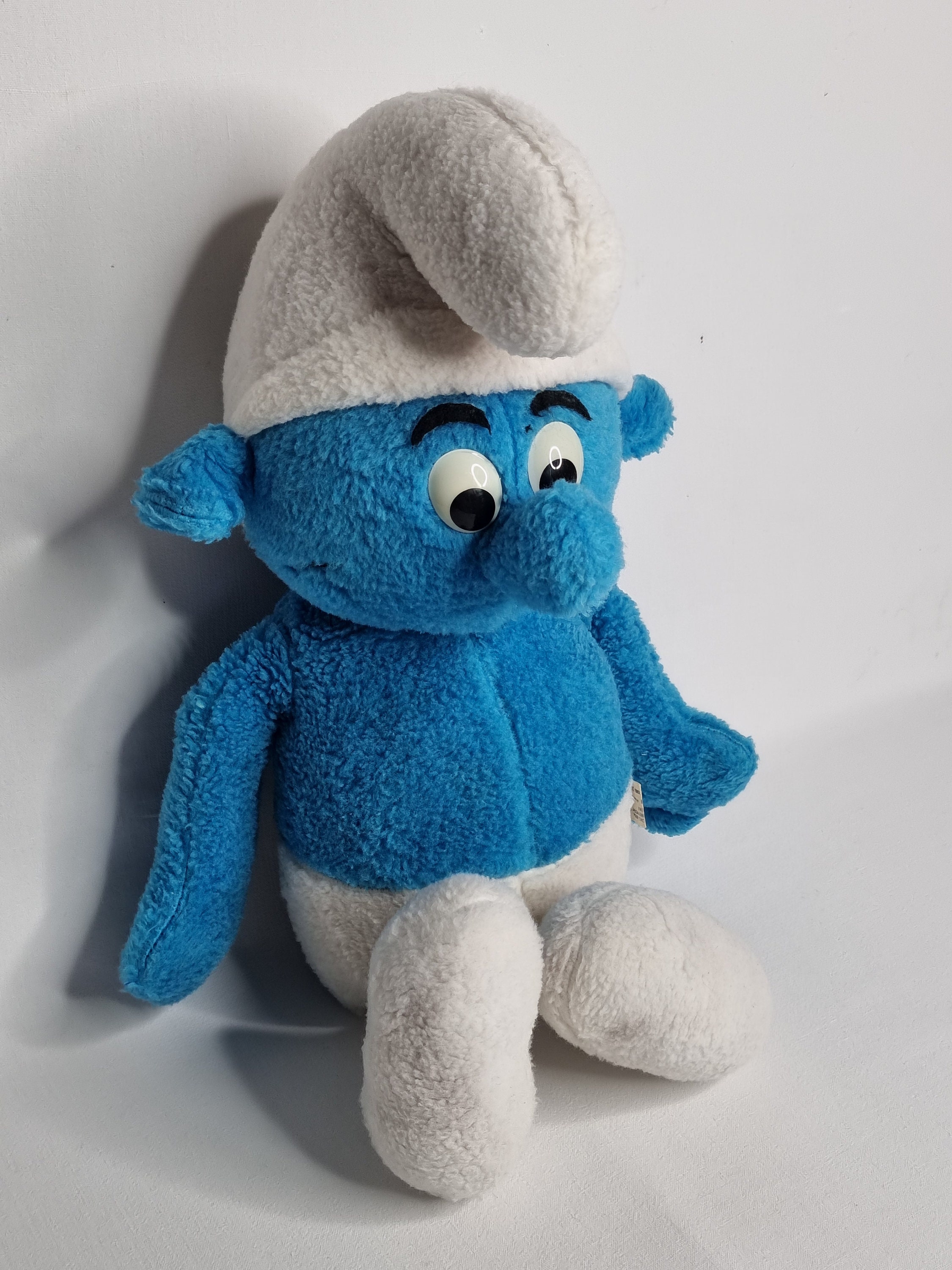 Vintage Smurf Plush Toy, Original From 1983, Belokapi Licensed by