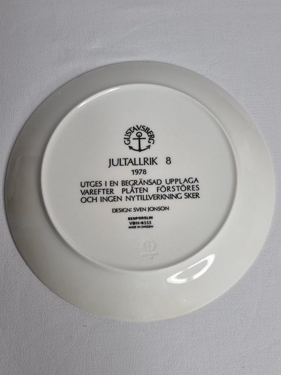 Gustavsberg Plate 