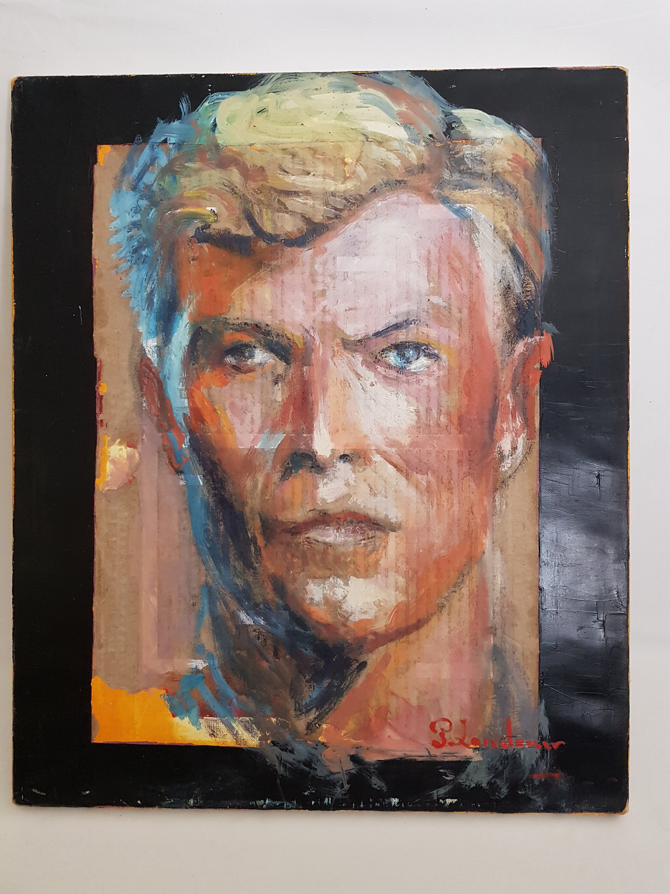 Portrait de David Bowie Signé P. Landauer