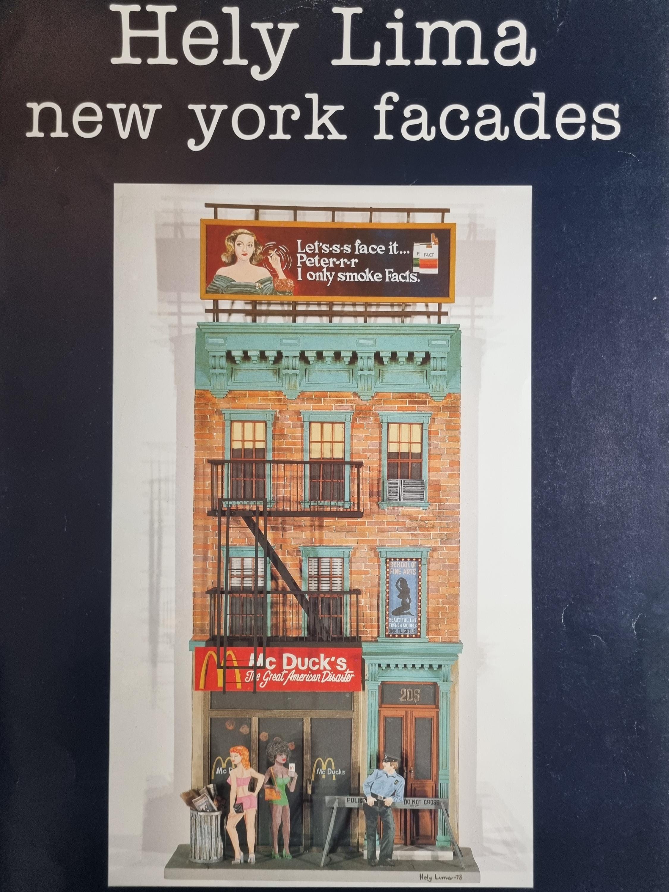 Original Exhibition Poster: Hely Lima - New York Facades, Galerie