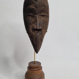 Afrikaans paspoortmasker Dan Mahou – Oude tribale kunst, masker met lange snavel (19 cm)
