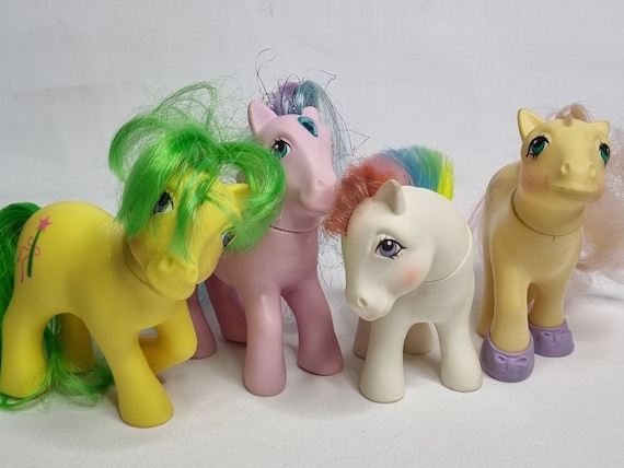 オリジナルヴィンテージ「マイリトルポニー」フィギュア4体（G1）80