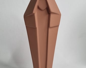 Modern Madonna in Terracotta Ceramic - Height 26 cm