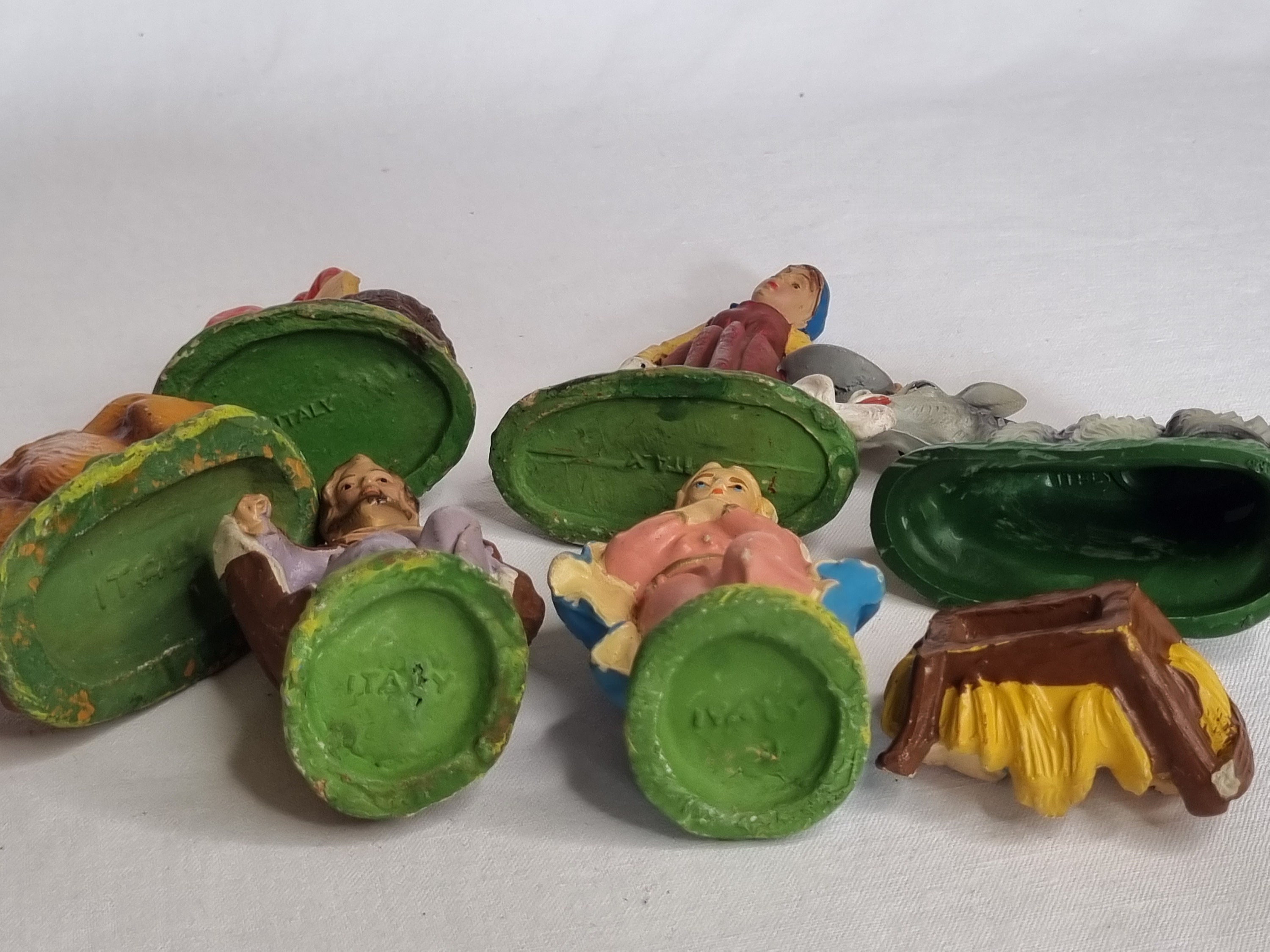 Vintage Italian Nativity Scene in Papiermâché 12 Characters Etsy