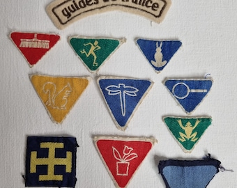 Autocollant Vintage Scouts De France / Guides De France – Scoutisme – Original France
