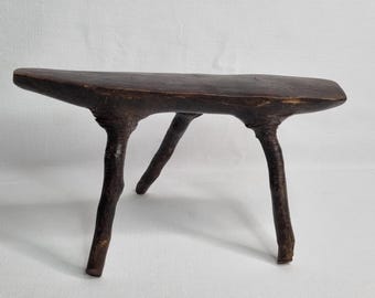 African Turkana Tribe Wood Head Rest, Vintage, Antique, Wood