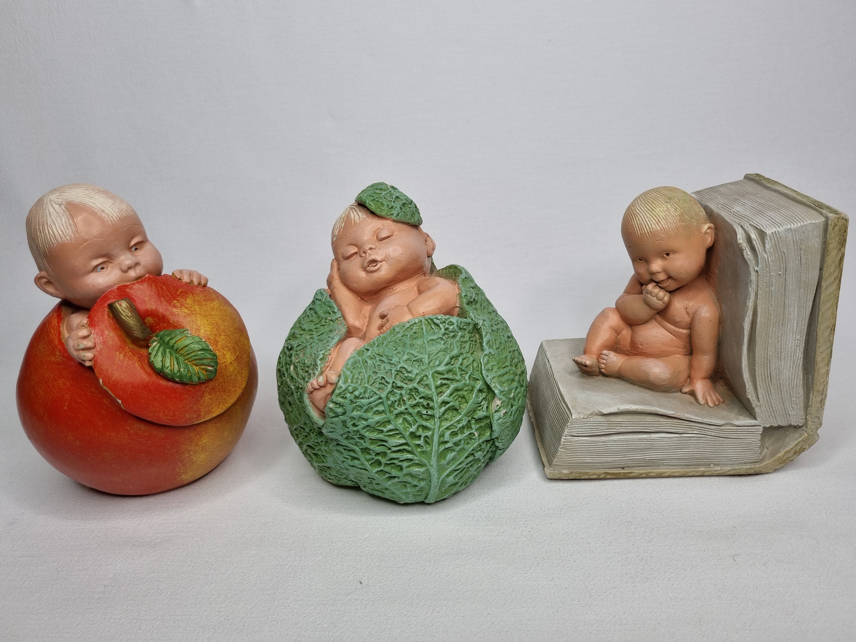 Trois Sculptures Signées Yourin Artiom Pour Perkeo