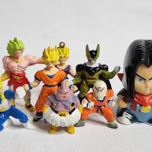 Set of 8 vintage Dragon Ball Z mini figurines – Iconic characters, approx. 5-7 cm