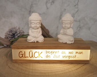 Leuchtkasten / Lichterkasten / Deko mit Spruch