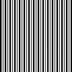 Kimberbell Basics Mini Awning Stripe Black - Maywood Studio - Cotton by the HALF YARD