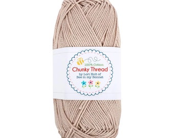 Lori Holt Chunky Thread - Linen (#11550) - 50g Sport Weight Cotton