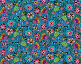Allegory | Charmed - Azul by Anna Maria for Anna Maria Textiles | AMT142-42L | Quilting Cotton by the Half Yard