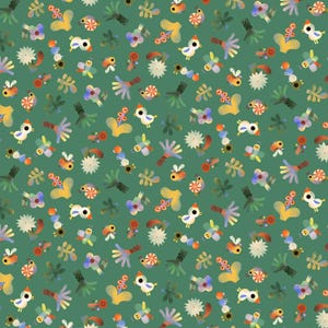 See Ya Later Alligator | Jungle Friends - Forest by Michael Miller Fabrics | DCX12551-FORE | Half Yard Quilting Cotton